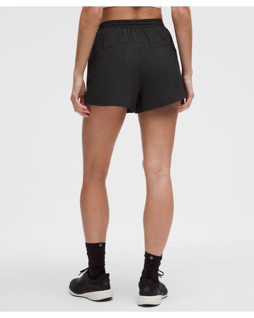 lululemon athletica Black Pace Rival High-Rise Shorts 3"