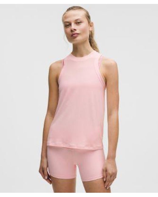 lululemon athletica Pink – Jersey Training Tank Top – – Size 4