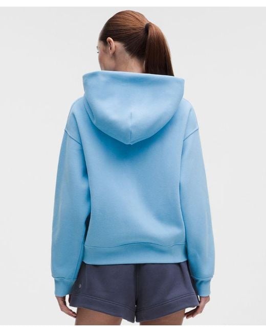 lululemon athletica Blue Steady State Superloft Full Zip Hoodie