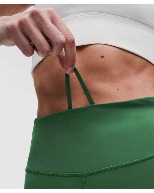 lululemon athletica Green Fast And Free High-Rise Short 6"