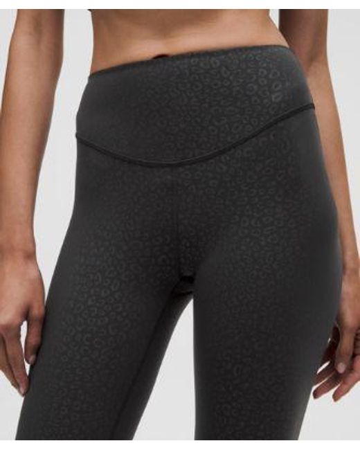 lululemon athletica Black Wunder Under Smoothcover High-Rise Tight 28"