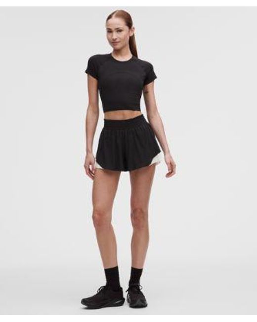 lululemon athletica Black Shake It Out High-Rise Running Short 2.5"