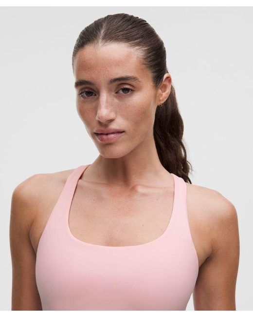 lululemon athletica White – Energy Sports Bra Medium Support, B-D Cups Evolve – – Size Large