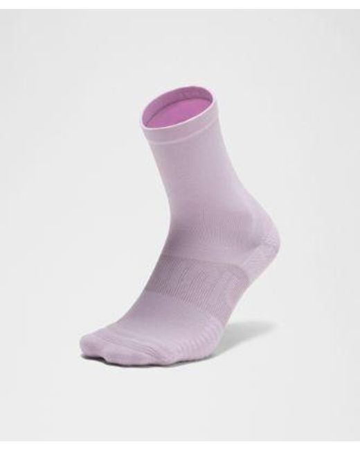 lululemon athletica Pink – Power Stride Crew Socks 3 Pack – – Size Large