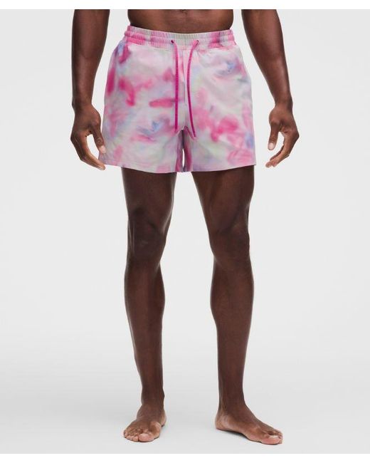 lululemon athletica White Swim Short 5" for men