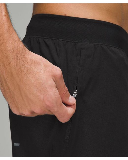 lululemon athletica Black – License To Train Linerless Shorts – 7" – – for men