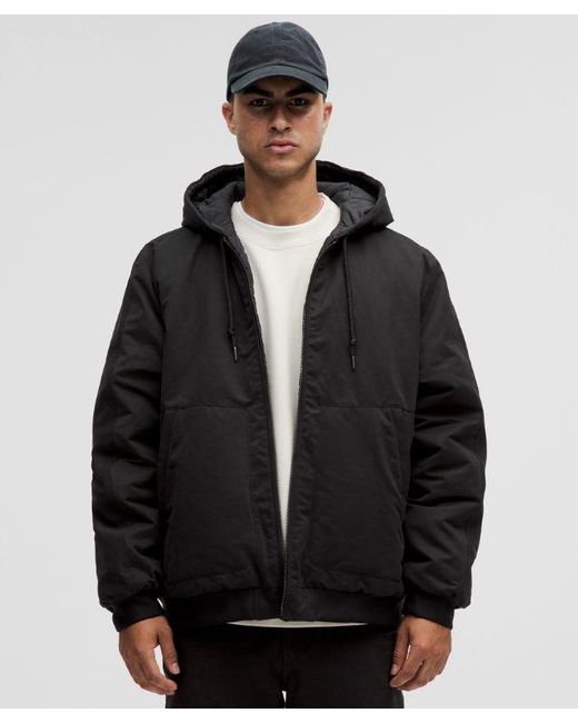 lululemon athletica Black – Reversible Insulated Hoodie – – Size Large for men