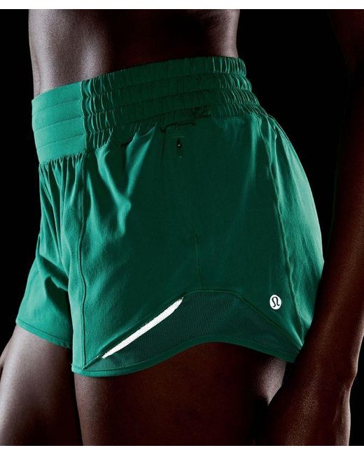 lululemon athletica Green Hotty Hot High-rise Lined Shorts 2.5"