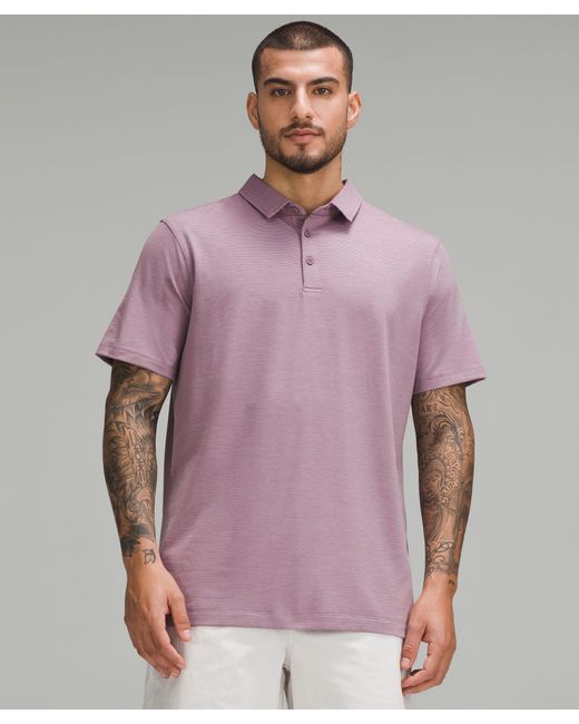 lululemon athletica Purple Evolution Short-sleeve Polo Shirt
