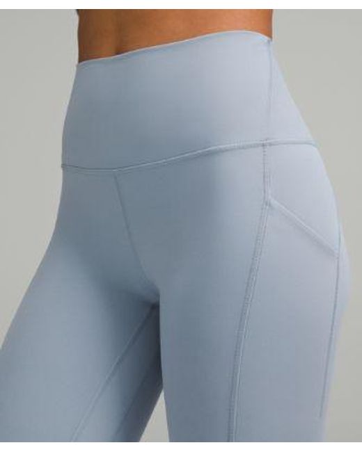 lululemon athletica Blue Align High-Rise Leggings With Pockets 25"