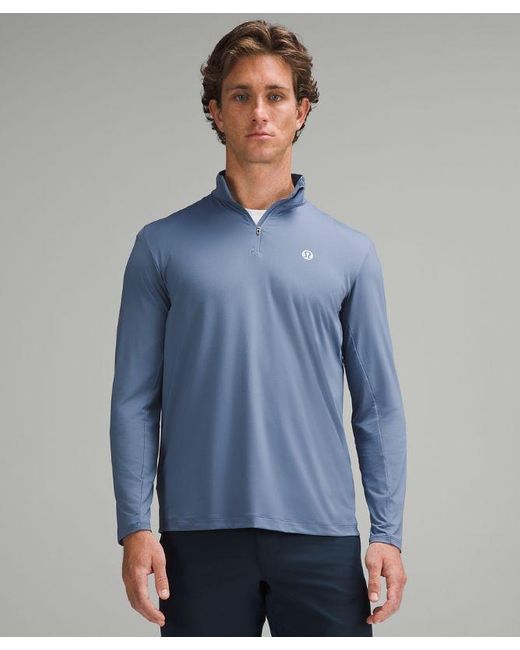 lululemon athletica Blue Long-sleeve Golf Half Zip for men