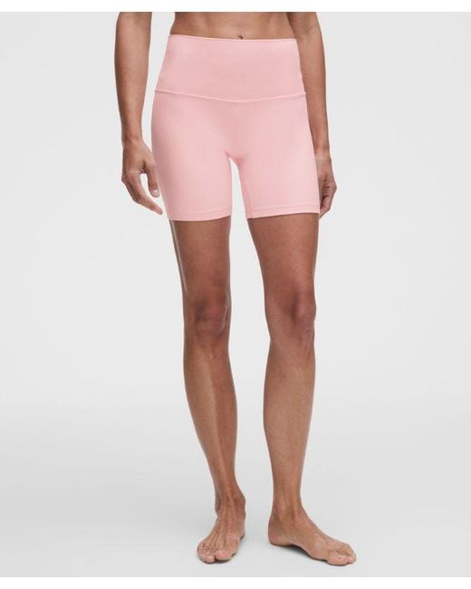 lululemon athletica Pink – Align High-Rise Shorts – 6" – – Size 14