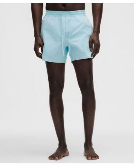 lululemon athletica White – Swim Shorts Lined – 5" – – Size Small for men