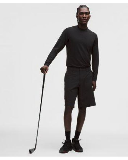 lululemon athletica Black Mockneck Long-Sleeve Golf Base Layer for men