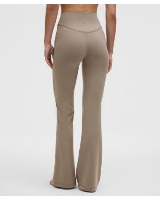 lululemon athletica Natural – Wunder Under Smoothcover High-Rise Bootcut Pants – 34" – /Khaki – Size 4