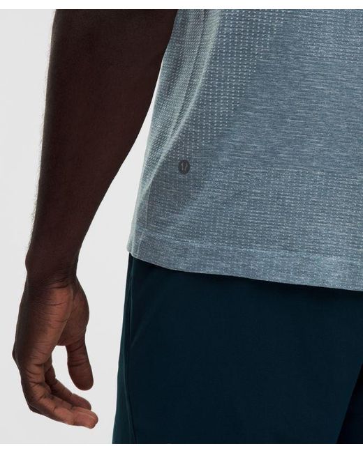 lululemon athletica Blue – Metal Vent Tech Sleeveless Shirt Fit – Color Pastel/ – Size Large for men