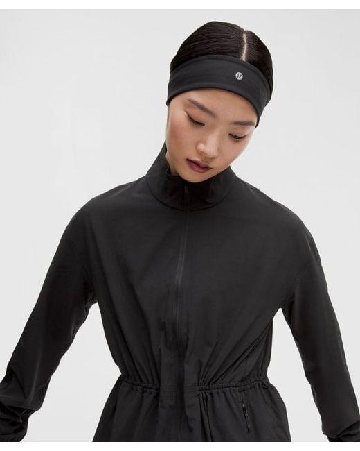 lululemon athletica Black Uv-Protective Cinch-Waist Running Jacket