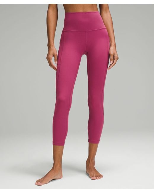 lululemon athletica Align High-rise Crop Leggings With Pockets - 23 -  Color Pink - Size 0