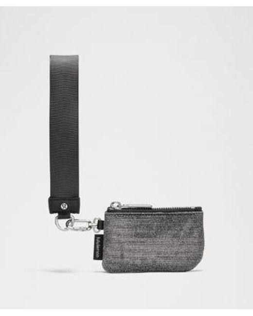 lululemon athletica Gray – Dual Pouch Wristlet Bag Glitter – Color Dark