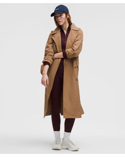 lululemon athletica Natural Classic-Fit Trench Coat