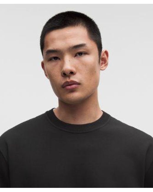 lululemon athletica Black Grand Standard Long-Sleeve Crew for men