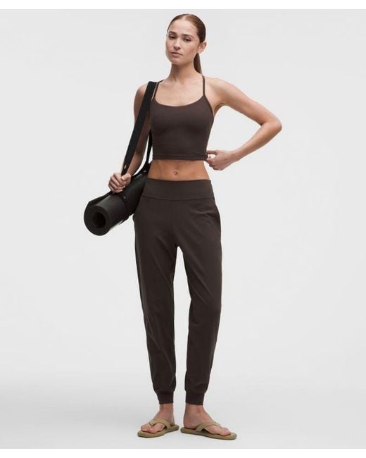 lululemon athletica Multicolor Flow Y Cropped Tank Top
