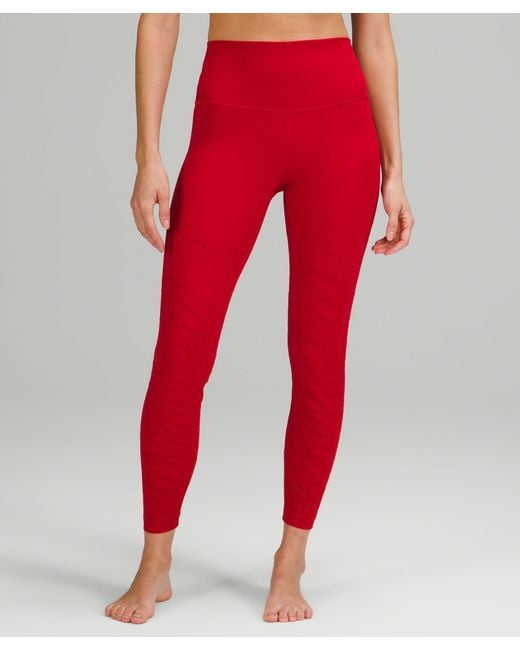 Lululemon Wunder Under Leggings Red Size 10 - $80 (18% Off