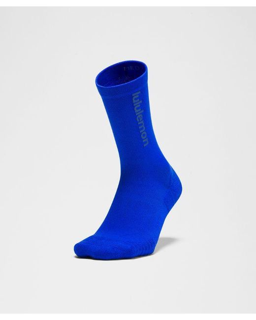 lululemon athletica Blue Power Stride Cushion Crew Socks