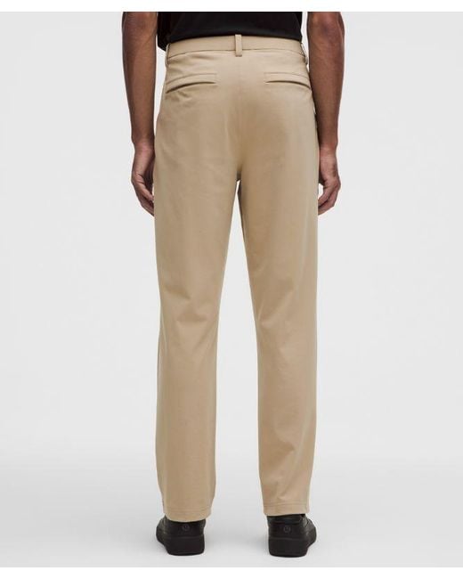 lululemon athletica Gray – Daydrift Classic-Fit Trousers Regular – Color Khaki – Size Large for men