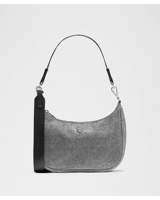 lululemon athletica Gray – City Essentials Small Shoulder Bag 3L Glitter – Color Dark