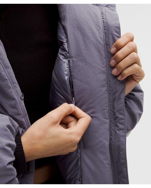 lululemon athletica Purple – Bubble-Hem 600-Down-Fill Puffer Jacket – – Size Large