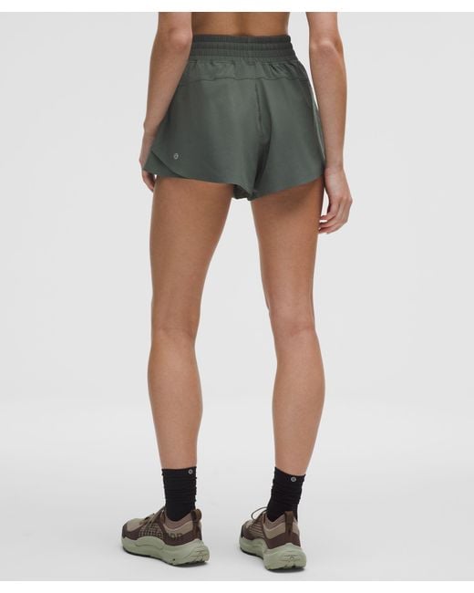 lululemon athletica Green Shake It Out High-Rise Running Short 2.5"