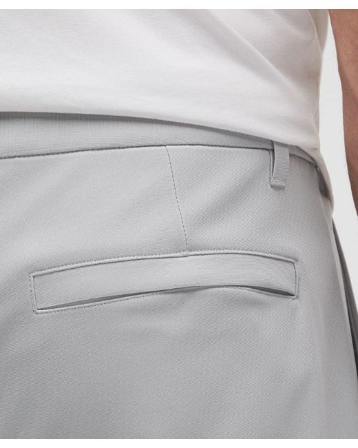 lululemon athletica Gray Abc Classic-fit Trousers 34"l Warpstreme - Color Silver/grey - Size 28 for men