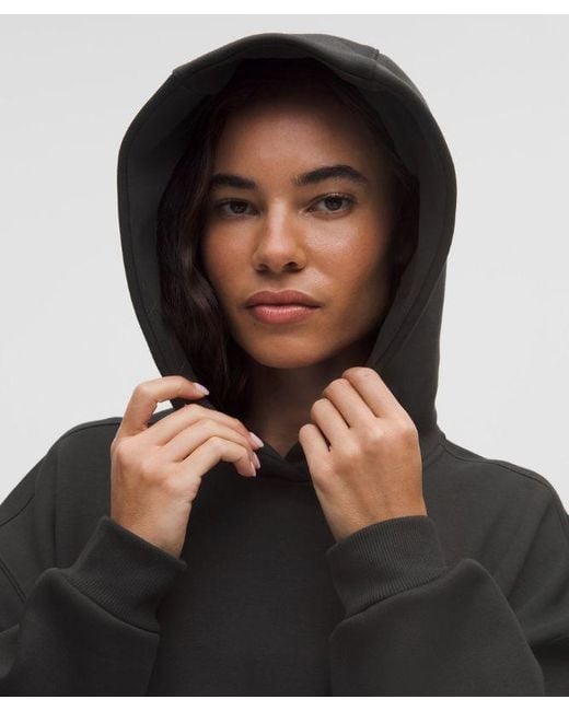 lululemon athletica Black – Big Cozy Ultra-Oversized Hoodie Wordmark – – Size Large