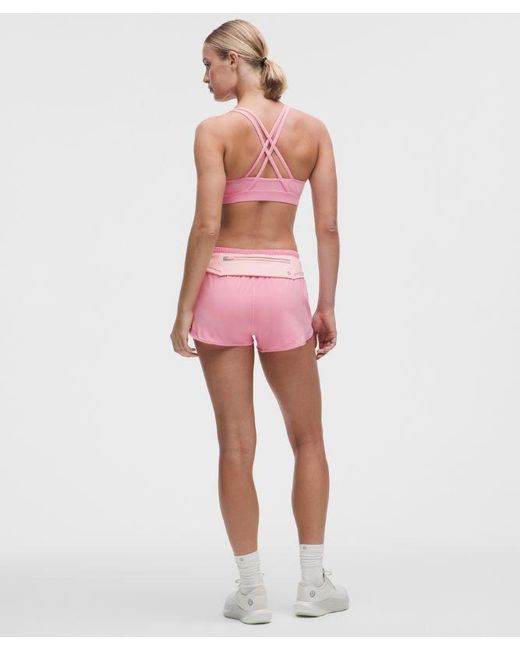 lululemon athletica Pink – Fast And Free Running Belt – – Size Large/Xl