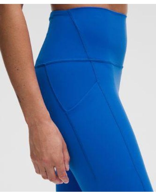 lululemon athletica Blue Align High-Rise Leggings With Pockets 25"