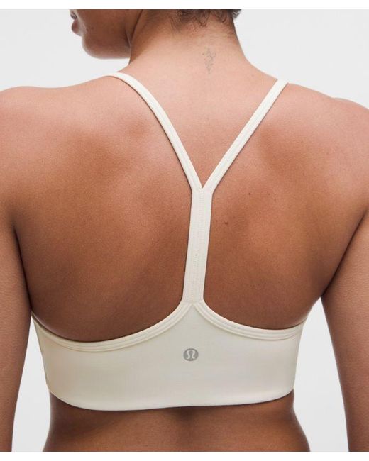 lululemon athletica Black – Flow Y Sports Bra Light Support, A/B Cup Evolve – – Size Large