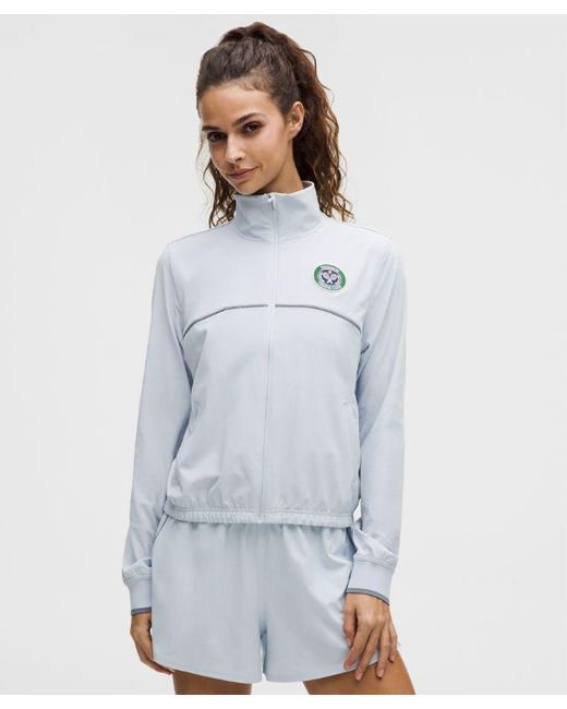 lululemon athletica Blue – Court Rival Track Jacket Tennis Club – – Size 16