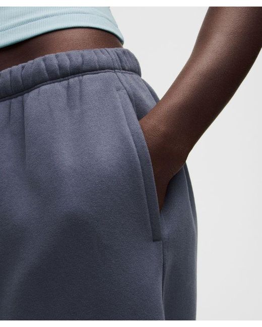 lululemon athletica Blue Steady State Superloft Oversized Short 15"