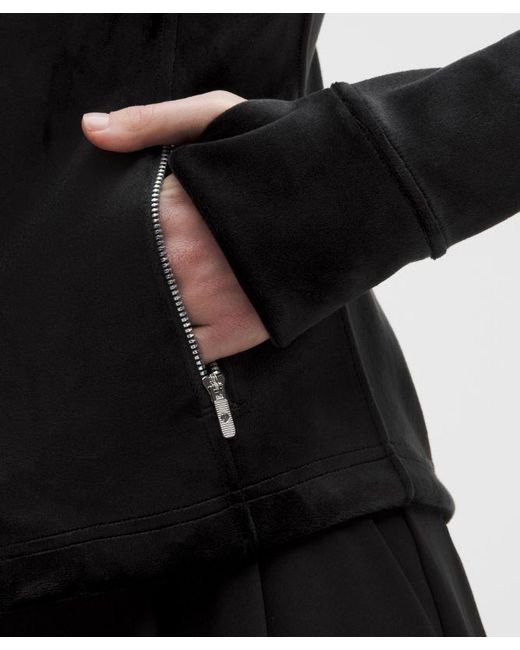 lululemon athletica Black – Define Jacket Velvet – – Size 10