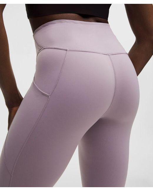 lululemon athletica Pink – Fast And Free High-Rise Tight Leggings 5 Pocket – 28" – /Pastel – Size 4