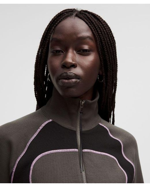 lululemon athletica Black Heavyweight French Terry Full Zip