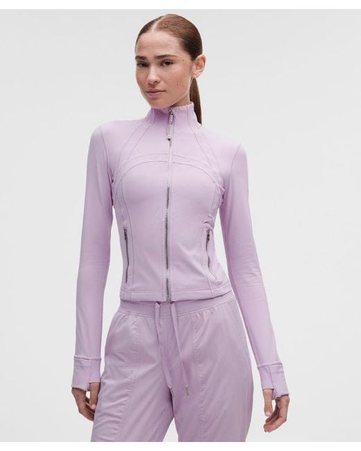 lululemon athletica Purple Define Cropped Jacket