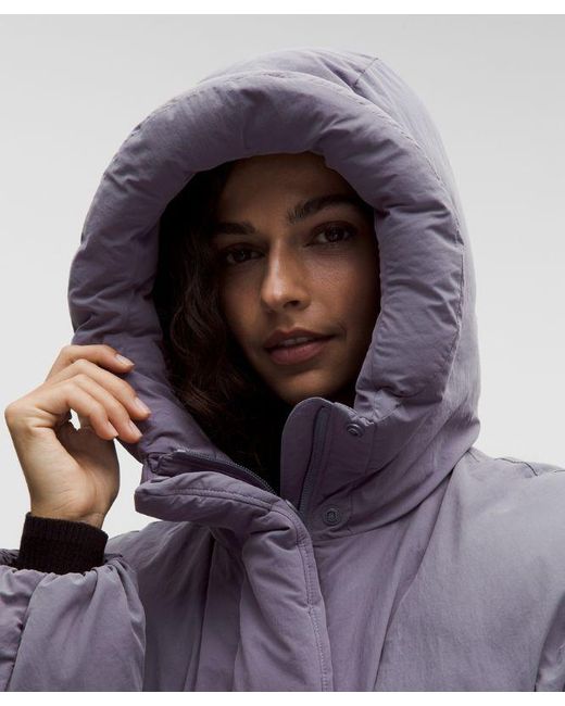 lululemon athletica Purple – Bubble-Hem 600-Down-Fill Puffer Jacket – – Size Large