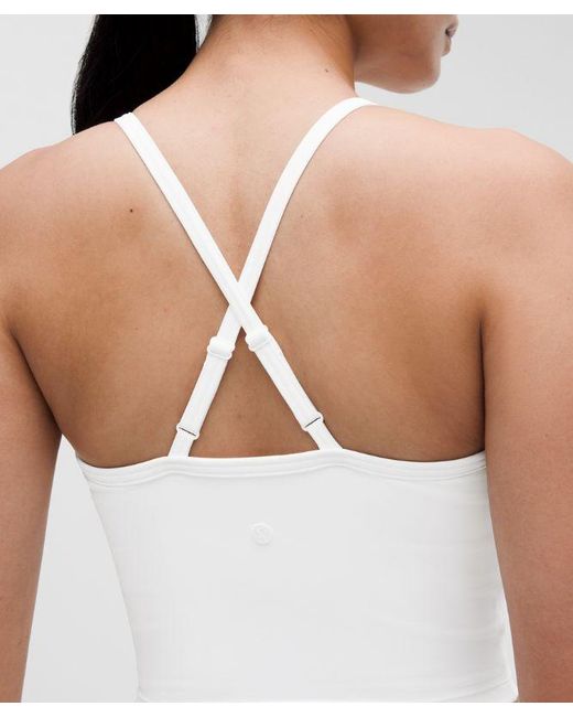 lululemon athletica White Ace Advantage Mesh-Panel Tennis Tank Top