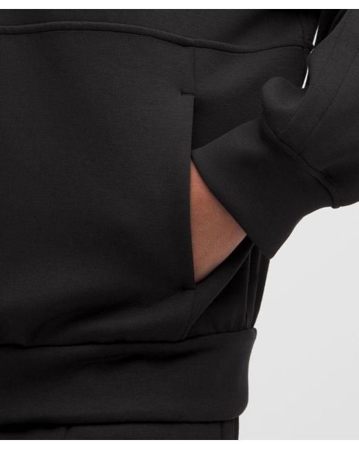lululemon athletica Black – Smooth Spacer Oversized Full Zip Hoodie – – Size Large