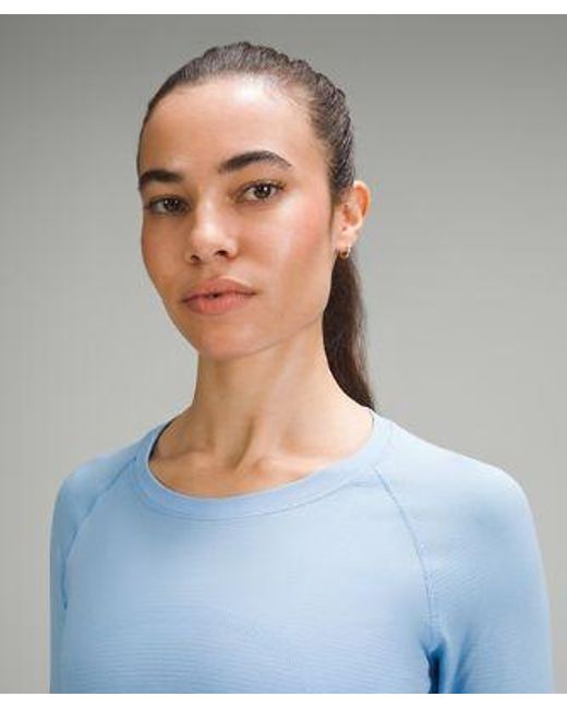 lululemon athletica Blue Swiftly Tech Long-sleeve Shirt 2.0 Race Length