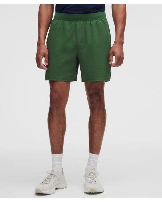 lululemon athletica Blue – Textured Swift Tennis Shorts – 7" – – Size Large for men