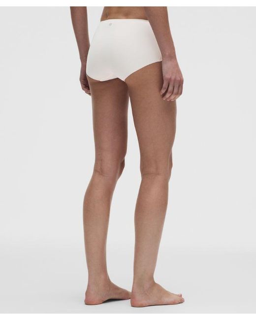 lululemon athletica Black – Invisiwear Mid-Rise Boyshort Underwear 3 Pack – – Size Large