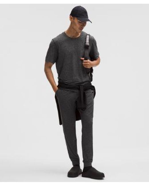 lululemon athletica Gray – Soft Jersey Short-Sleeve Shirt – – Size Medium for men